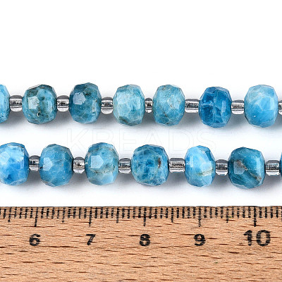 Natural Apatite Beads Strands G-N327-08A-07-1