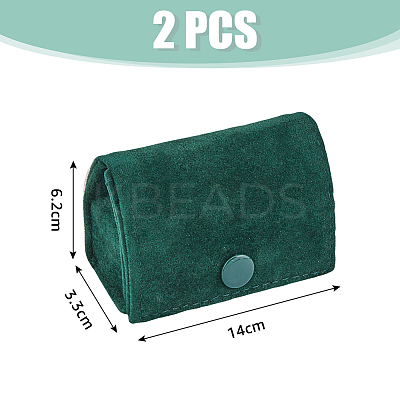 Mini Velvet Jewelry Storage Boxes CON-WH0089-08D-1