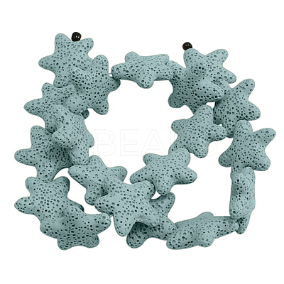 Natural Lava Rock Beads Strands LS-G915-8-1