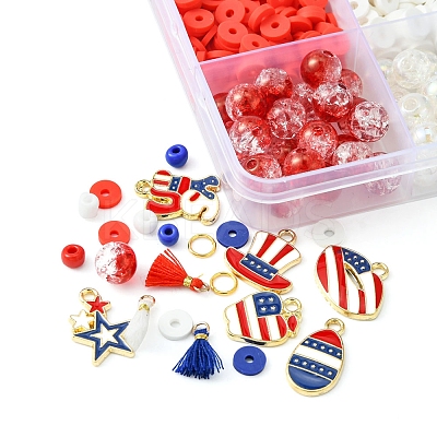 DIY Independence Day Jewelry Making Finding Kit DIY-YW0006-85-1