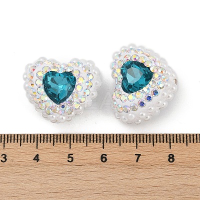 Polymer Clay Glass Rhinestone Beads CLAY-NH0001-13A-1