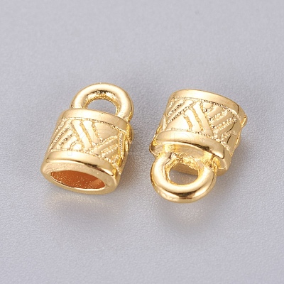 Tibetan Style Alloy Cord Ends X-K0PAR011-1