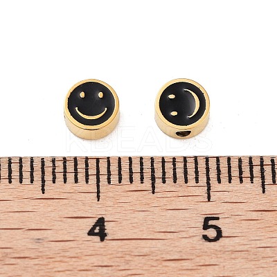 Ion Plating(IP) 304 Stainless Steel Enamel Beads STAS-I309-12C-1