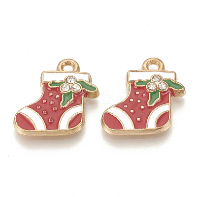 Alloy Enamel Pendants ENAM-S115-031-1