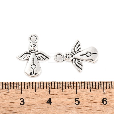 Tibetan Style Alloy Pendants TIBEP-S299-37AS-RS-1