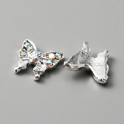 Alloy Rhinestone Cabochons MRMJ-WH0081-34S-1