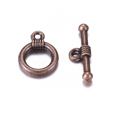 Tibetan Style Alloy Toggle Clasps RLF0034Y-NF-1