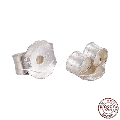 Earring Findings 925 Sterling Silver Ear Nuts LS-X-STER-F015-02-1