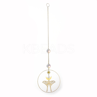 Brass Big Pendant Decorations LS-HJEW-M005-03G-02-1