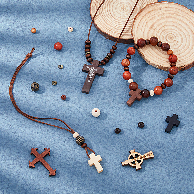 DIY Cross Jewelry Making Findings Kits DIY-DC0002-93-1