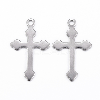 Tarnish Resistant 304 Stainless Steel Cross Pendants LS-STAS-G179-11P-1