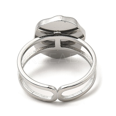 Non-Tarnish 304 Stainless Steel Open Cuff Rings X-RJEW-Z018-27P-1