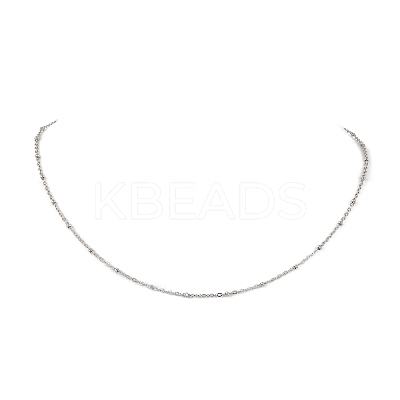 304 Stainless Steel Slider Necklace Makings AJEW-JB01272-02-1
