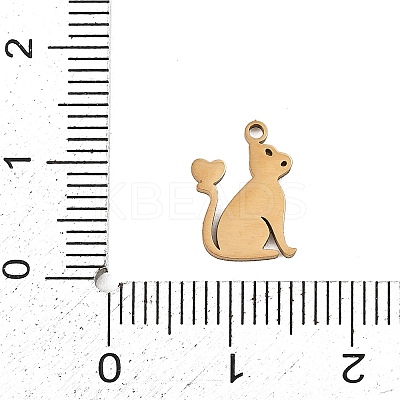 201 Stainless Steel Charms LS-STAS-Z155-03G-1