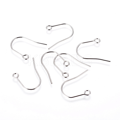 Tarnish Resistant 316 Surgical Stainless Steel Earring Hooks STAS-F216-03P-B-1