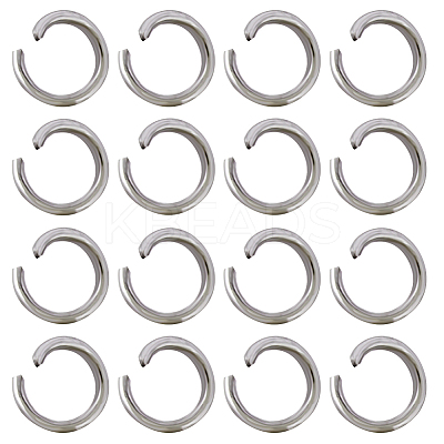 304 Stainless Steel Open Jump Rings STAS-SC0006-10A-1