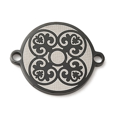 304 Stainless Steel Connector Charms STAS-A086-14EB-1