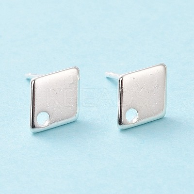 201 Stainless Steel Stud Earring Findings STAS-K241-01S-1