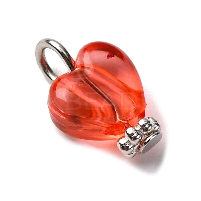 Transparent Acrylic Pendants PALLOY-JF04417-1