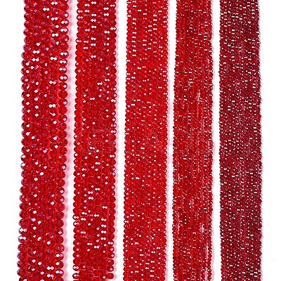 Electroplate Glass Beads Strands EGLA-A044-T2mm-A01-1
