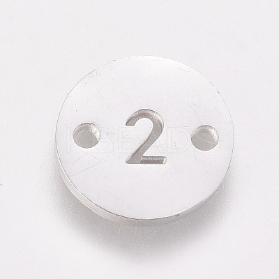 Tarnish Resistant Numbers 304 Stainless Steel Links STAS-M274-035P-2-1