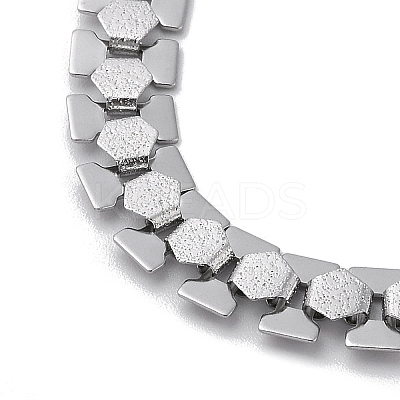 Non-Tarnish 304 Stainless Steel Link Chain Necklaces NJEW-Q340-09P-1