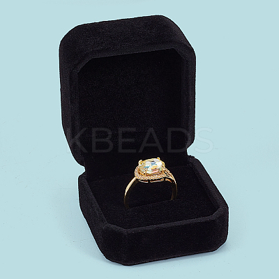 Velvet Jewelry Storage Boxes for Ring OBOX-WH20001-01A-03-1