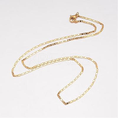 304 Stainless Steel Necklace MAK-K062-11B-G-1