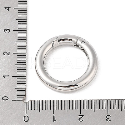 Tarnish Resistant 304 Stainless Steel Spring Gate Rings LS-STAS-E055-23-1