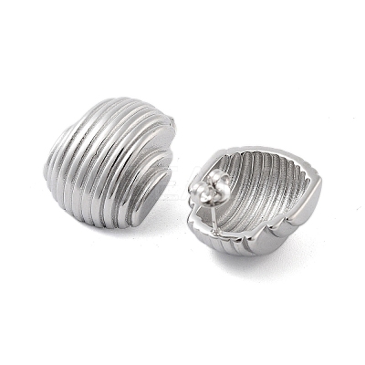 Non-Tarnish 304 Stainless Steel Stud Earrings EJEW-P258-22P-1