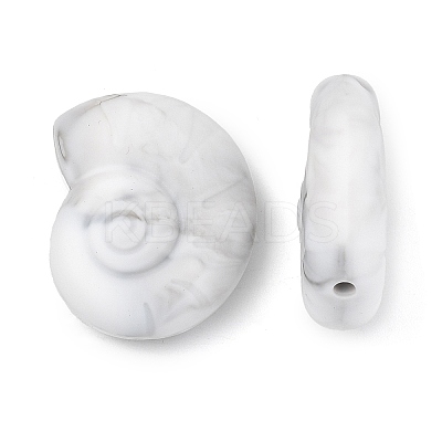 Shell Food Grade Eco-Friendly Silicone Focal Beads LS-SIL-CJC0009-02F-1