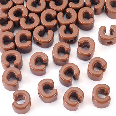 Opaque Acrylic European Beads OACR-TAC0019-006C-1
