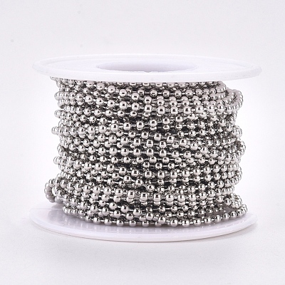 304 Stainless Steel Ball Chains CHS-F009-01C-P-1