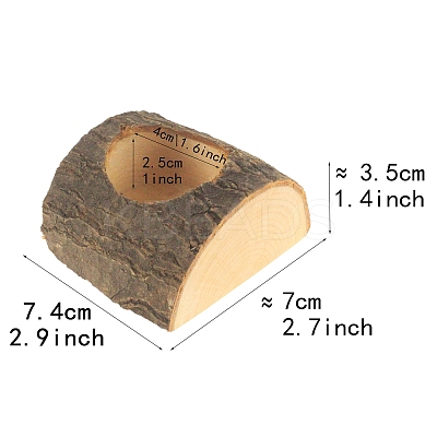 Wooden Candle Holder CAND-PW0001-348-1
