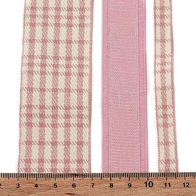 9 Yards 3 Styles Tartan Print Polyester Ribbon SRIB-C002-01H-1