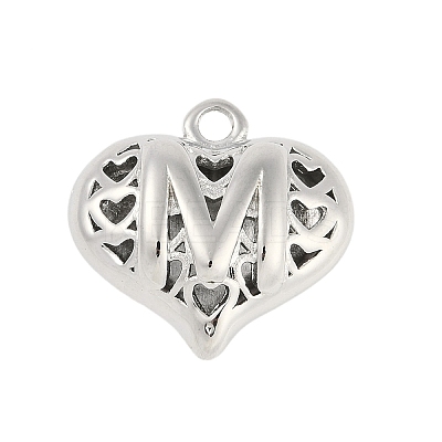 Hollow Brass Pendants for Valentine's Day KK-M289-03M-P-1