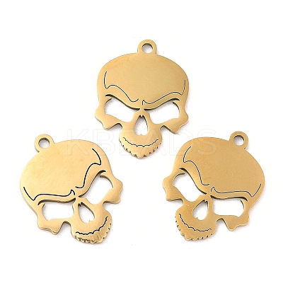 Halloween Ion Plating(IP) 316L Surgical Stainless Steel Pendants STAS-D078-18G-1