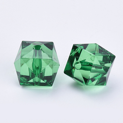 Transparent Acrylic Beads X-TACR-Q259-10mm-V17-1