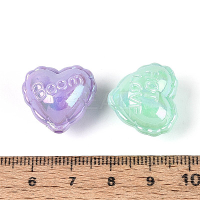 UV Plating Opaque Acrylic Beads SACR-T018-11M-1