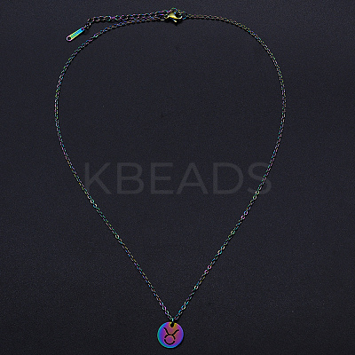 201 Stainless Steel Pendants Necklaces NJEW-S105-JN627-2-1