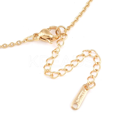 Natural Mixed Stone Pendant Necklaces NJEW-JN05489-02-1