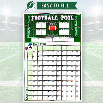 Football Pool Wall Poster AJEW-WH20077-012B-1
