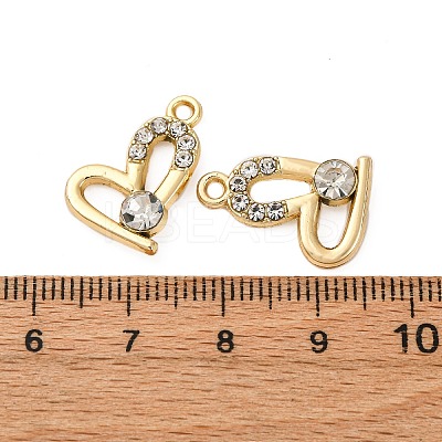 Alloy Rhinestone Pendants LS-PALLOY-S052-01G-B-1