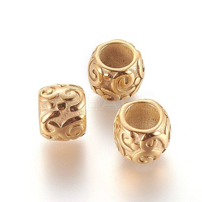 304 Stainless Steel European Beads LS-STAS-P237-35G-1