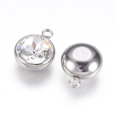 K9 Glass Rhinestone Pendants STAS-F123-26F-1
