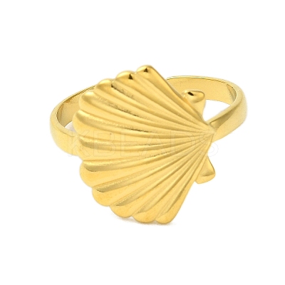 Ocean Beach Series 304 Stainless Steel Cuff Ring RJEW-Q820-02D-1