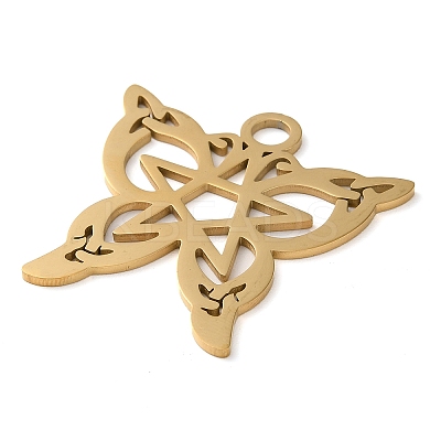 304 Stainless Steel Pendants STAS-R116-09G-1