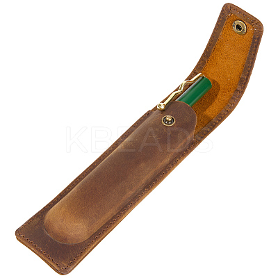 Crazy Horse Leather Pencil Case OFST-WH20816-001A-1