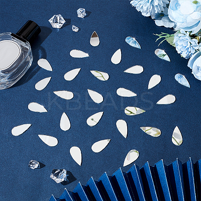 500Pcs Teardrop Glass Cabochons DIY-OC0011-79-1