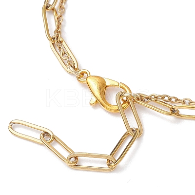304 Stainless Steel Multi-layered Bracelets BJEW-JB12241-02-1